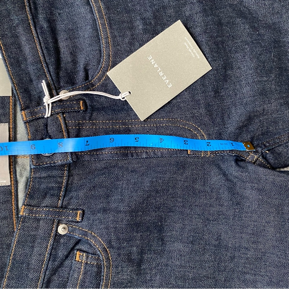 EVERLANE Midrise Dark Wash Skinny Jean - Picture 9 of 15